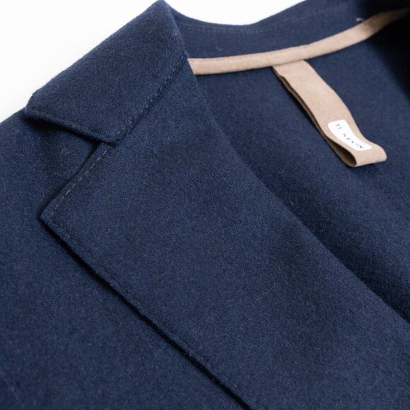 ELEVENTY Sports Jacket Navy Wool Coat Elbow Patch Two Button Blazer US 40 EU 50 - Picture 5 of 15